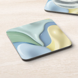 Hartplastik-Untersetzer in stilvollem Grafikdesign Getränkeuntersetzer