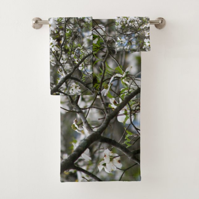 Hartriegel-Blumen-Blüten Badhandtuch Set (Insitu)
