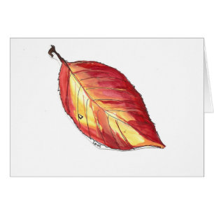 Hartriegelherbstblatt