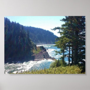 Hart's Cove, Oregon Coast Poster