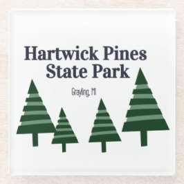 Hartwick Pines Glass Untersetzer