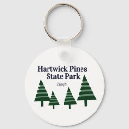 Hartwick Pines Staat Park Schlüsselanhänger