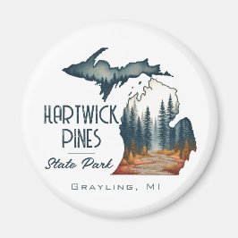 Hartwick Pines Staat Park Souvenir Geschenk Magnet