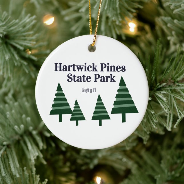 Hartwick Pines State Park Arbre de Noël Ornement (Arbre)