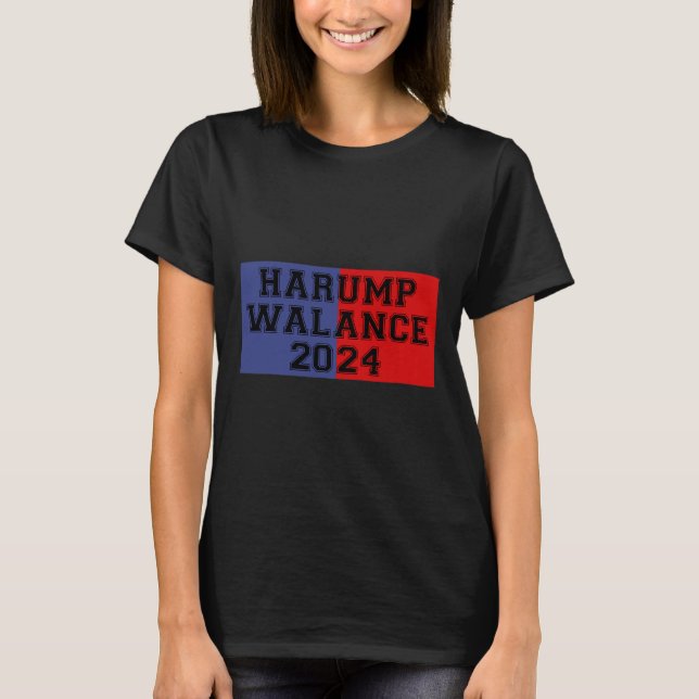 Harump Walance 2024 Shirt Harris Trump Wheimer Van (Vorderseite)