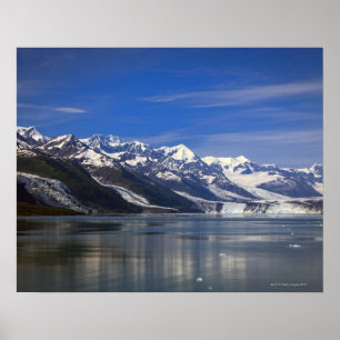 Harvard-Gletscher im Uni-Fjord, Alaska Poster