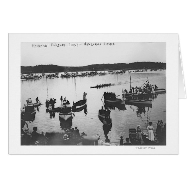 Harvard vs Yale Rowing Crew Race Photographie (Devant horizontal)