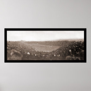 Harvard Yale Football Foto 1908 Poster