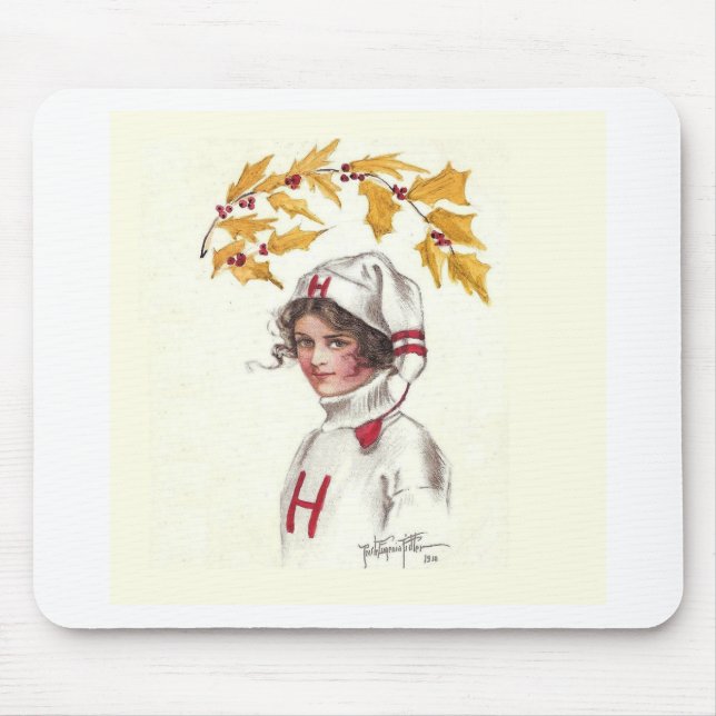 HarvardCoed im Winter mit Mousepad (Vorne)