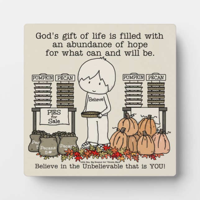 Harvest Blessing Fotoplatte (Vorderseite)