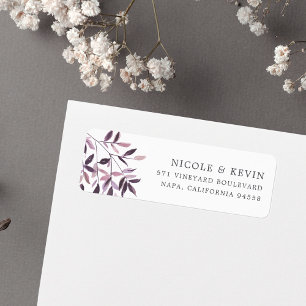 Harvest Blush   Aquarellfolien-Rücksendeadresse