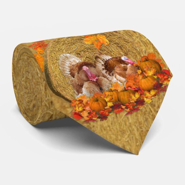 Harvest Erntedank Neck Tie Krawatte (Gerollt)
