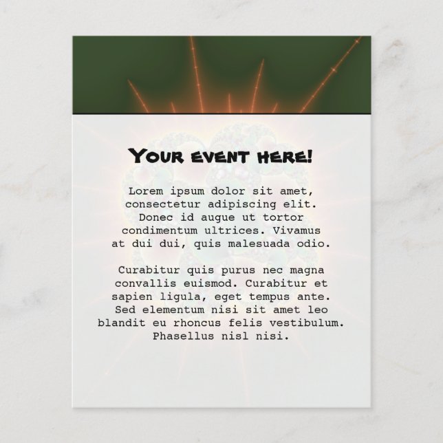 Harvest Festival - Abstrakte Kunst Flyer (Vorne)