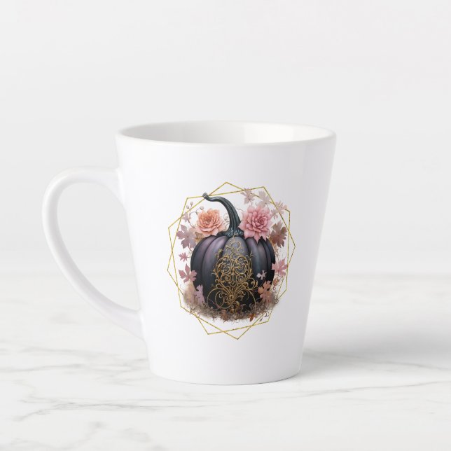 Harvest Floral Monogram Milchtasse (Links)