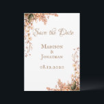 Harvest Garland Script Elegante Hochzeit im Herbst Save The Date<br><div class="desc">So eine schöne,  einfache,  elegante Hochzeitseinladung. Ideal für eine Hochzeit im Herbst.</div>