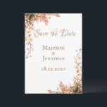 Harvest Garland Script Elegante Hochzeit im Herbst Save The Date<br><div class="desc">So eine schöne,  einfache,  elegante Hochzeitseinladung. Ideal für eine Hochzeit im Herbst.</div>