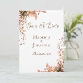 Harvest Garland Script Elegante Hochzeit im Herbst Save The Date