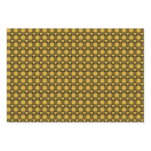 Harvest Gold Black Buffalo Heart Plaid