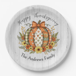 Harvest Grace Thanksgiving  Pappteller