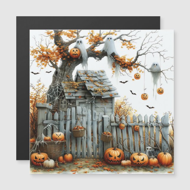 Harvest Haunt Magnetkarte (Vorne/Hinten)