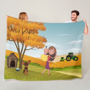Harvest Hugs Fleecedecke