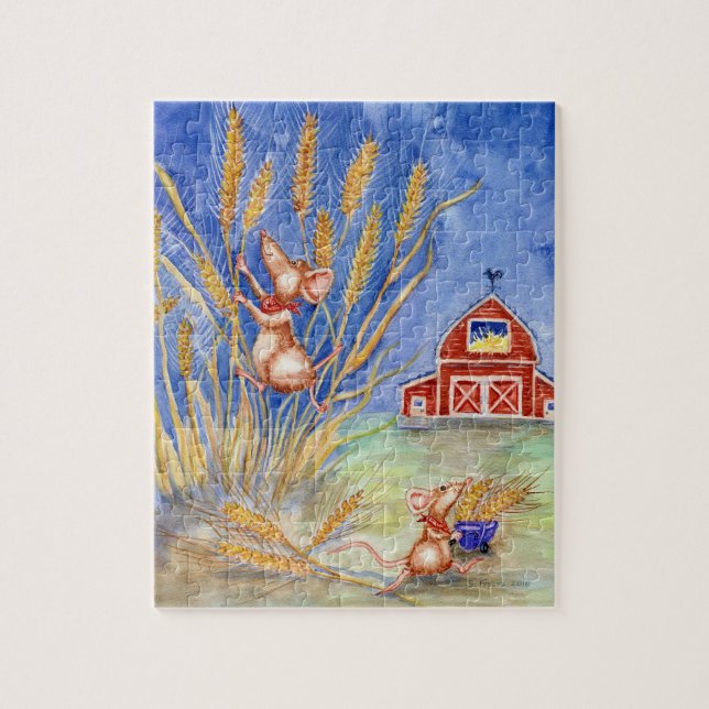 Harvest Mice 110-Piece Jigsaw Puzzle (Vertical)