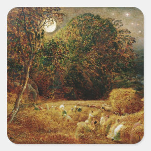 Harvest Moon Quadratischer Aufkleber