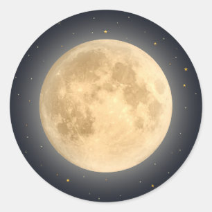 Harvest Moon Runder Aufkleber