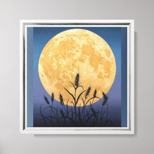 Harvest Moon Wall Art - Überdeckte Leinwand im Her
