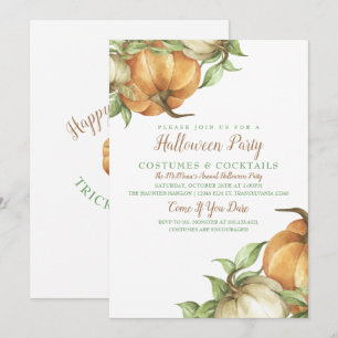 Harvest Pumpkin-Einladung Einladung