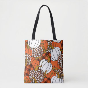 Harvest Pumpkin Patchwork Vintages Muster Tasche