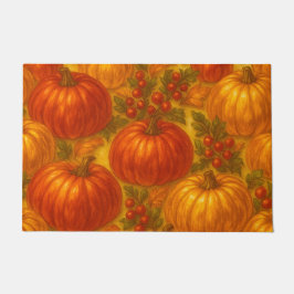 Harvest Pumpkin Pattern - Herbst Erntedank Fußmatte