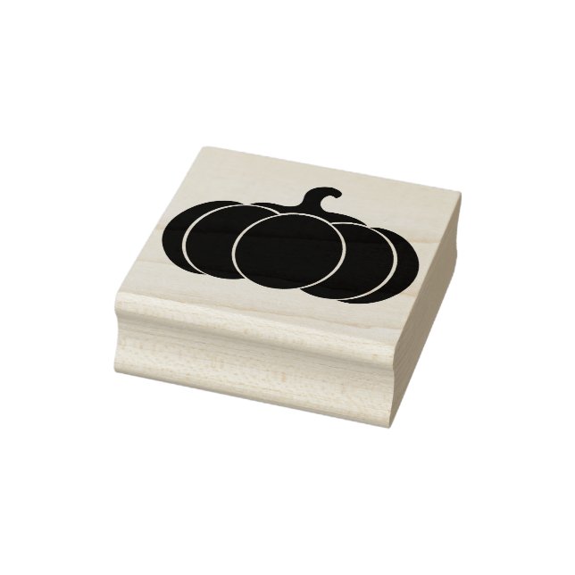 Harvest Pumpkin-Silhouette Gummistempel (Stempel)