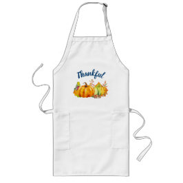 Harvest Pumpkins, Blätter und Foliage Dankbar Lange Schürze