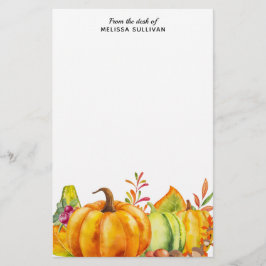 Harvest Pumpkins, Blätter und Folien Briefpapier