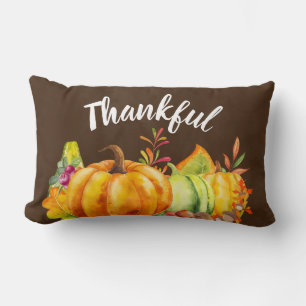 Harvest Pumpkins, Blätter und Folien Lendenkissen