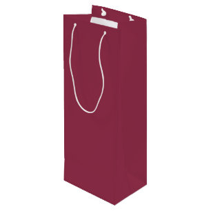 Harvest Red Pink Solid Color 2022 Color Trend Hue Geschenktüte Für Weinflaschen