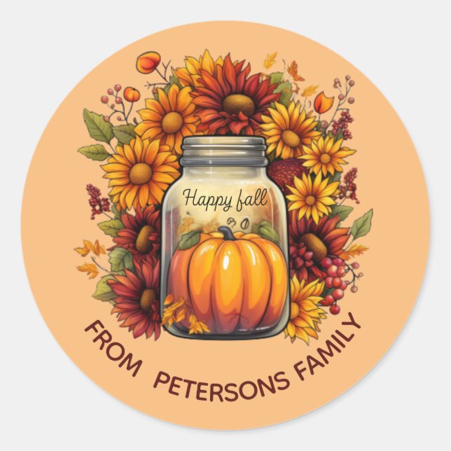 HARVEST SESSJAR AUTUMN STICKERS (Vorderseite)