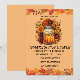 HARVEST SESSJARS ERNTEDANK INVITATION CARD EINLADUNG