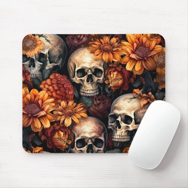 Harvest Skulls Mousepad (Mit Mouse)