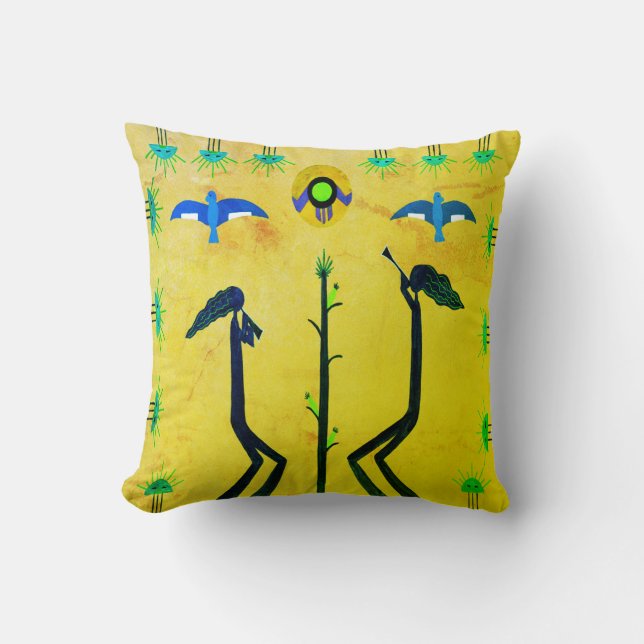 Harvest Song Throw Kissen (Vorderseite)