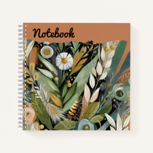 Harvest Whirl - Wilde Foliage mit erthy Botanica Notizbuch