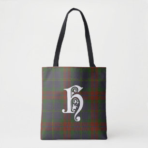 Harvey Clantartan-Monogramm Tasche
