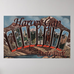Harvey Gap Staat Park, Colorado Poster