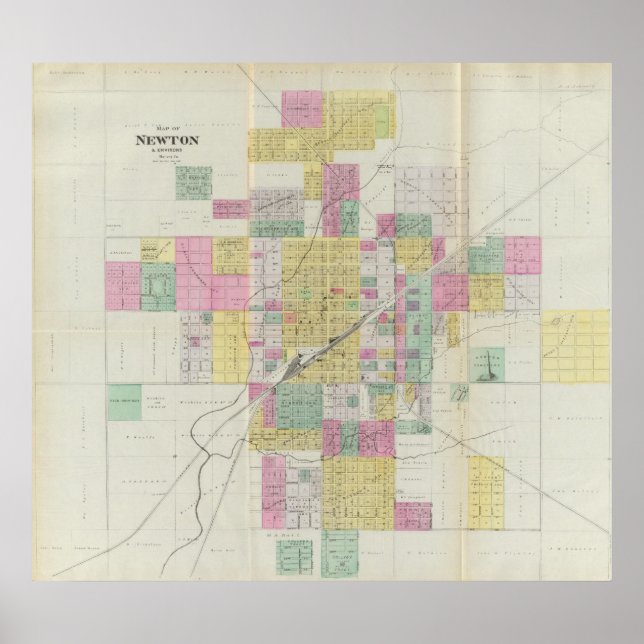 Harvey Landkreis, Kansas Poster (Vorne)