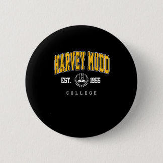 Harvey Mudd Retro Universitätsdesign für Männer Fr Button