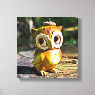 Harvey the Owl III Leinwanddruck