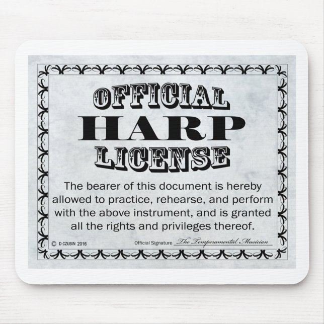 Harvlizenz Mousepad (Vorne)