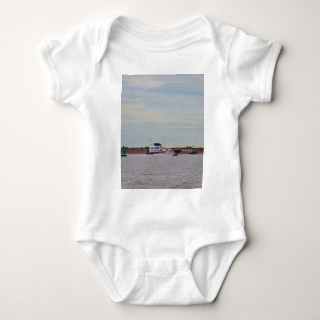Harwich-Haven-Pilot-Boot Baby Strampler (Vorderseite)