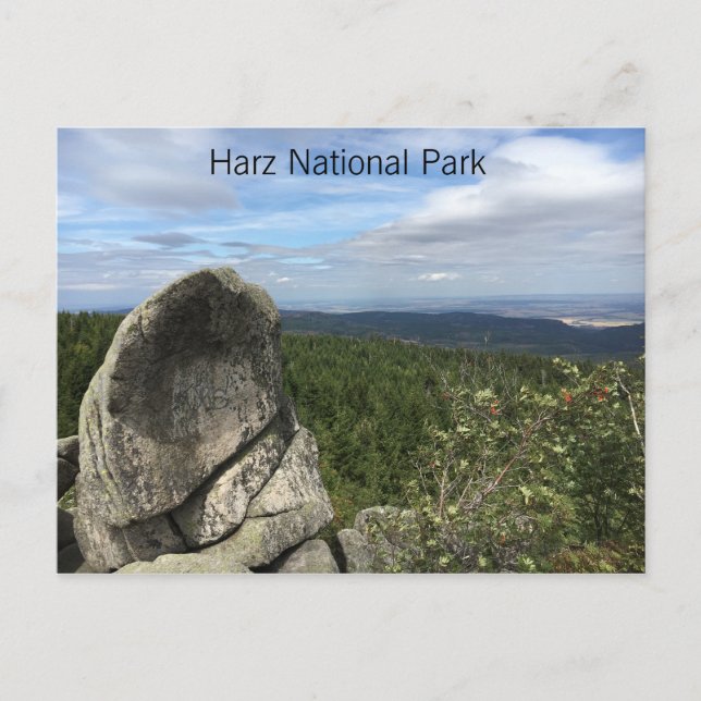 Harz Deutschland Postkarte (Vorderseite)
